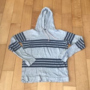 Men’s Vince Striped Cotton Hoodie